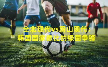 全北现代vs蔚山现代：韩国国家德比的绿茵争锋