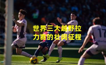 世界三大越野拉力赛的壮阔征程